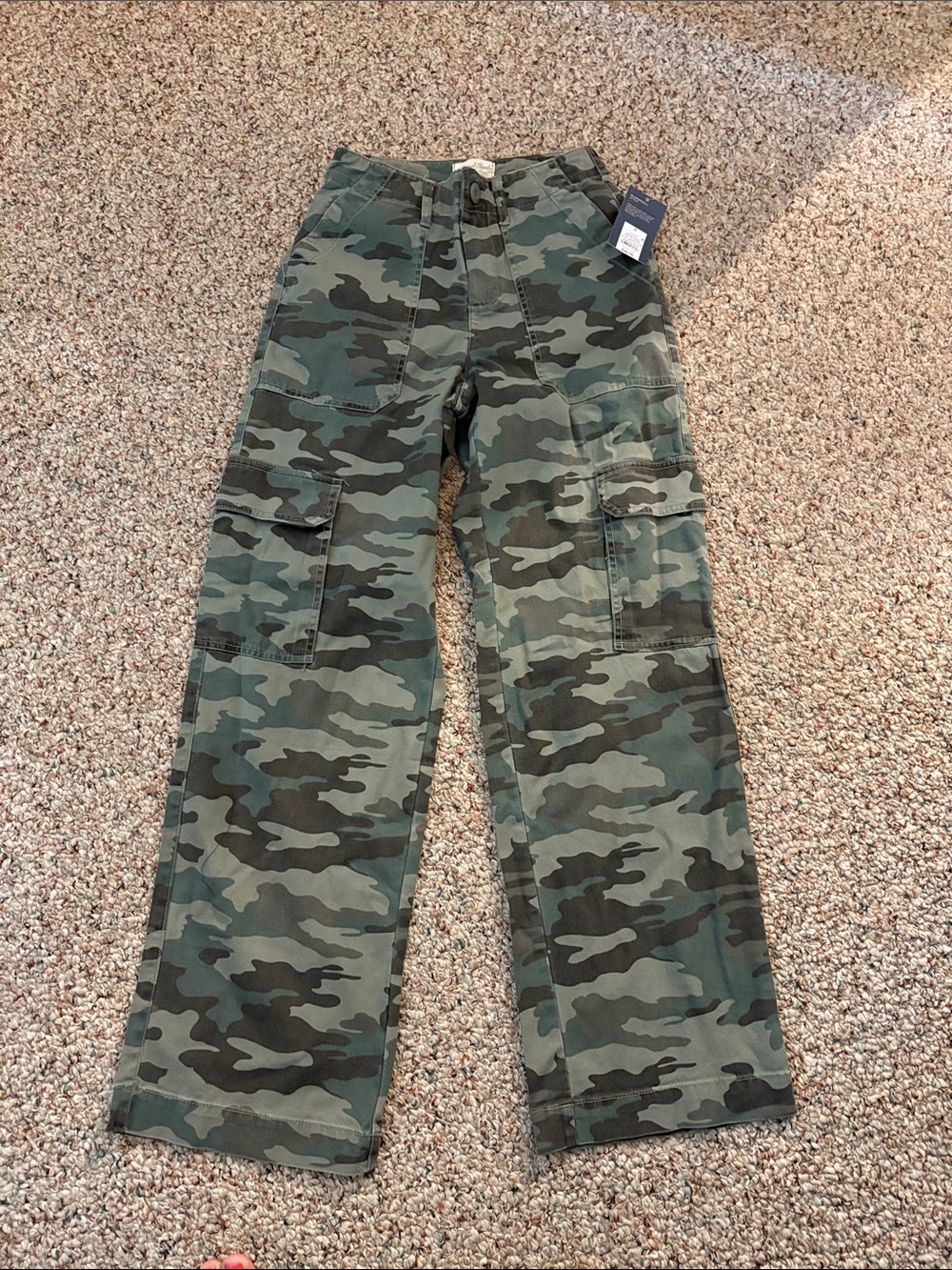 Target Boys Camo Cargo Pants - Green & Dark Green